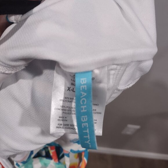 Women's Beach Betty One Piece Tropical Swimsuit Size XL - Picture 5 of 8